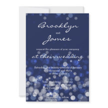 Blue Winter Themed Wedings Bokeh