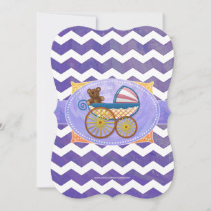 Convites Blueberry Smear Baby Study