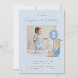 Convites BlueConfetti de Aniversário do Peter Rabbit Boy - 