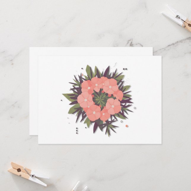 Convites Blumenkranz der Harmonie (Frente/Verso In Situ)