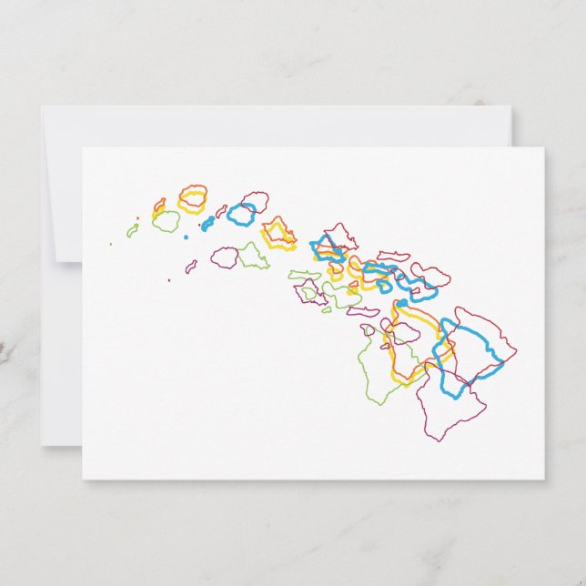 Convites blur do orgulho do Havaí (Frente)