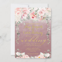 Blush Blooms Calliografia Dourada de Rico de Casam