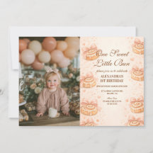 Blush Canela Arco Pequeno Pãozinho 1º Aniversário