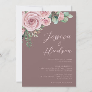 Convites Blush Elegance Modern Trending Weds