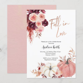 Convites blush marsala se apaixona por chá de panela de abó