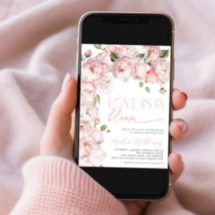 Convites Blush Pink Love está no Bloomoral Chá de panela