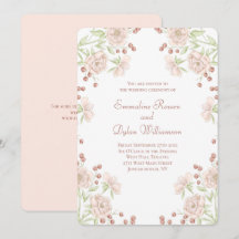 Blush Pink Rose Wedding