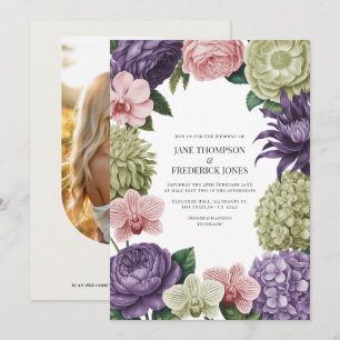 Convites Blush Quartz, Soft Sage & Cloud Mauve Casamento