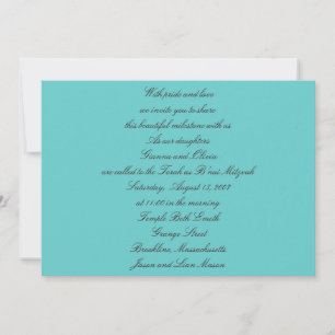Convites B'nai Mitzvah Invitations