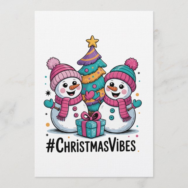 Convites Boas Festas de Natal (Frente)