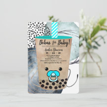 Bobas para o orçamento inspirado em chá de boba pa