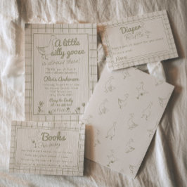 Convites Bobo Desenho Mão Alinha Sexo Chá de fraldas Neutro