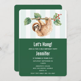 Convites Boca-branca a andar de cabeça para baixo a aquarel