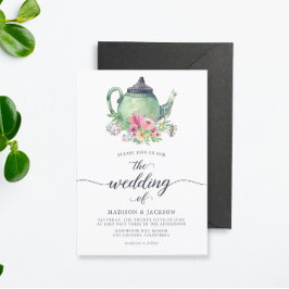 Convites Boca de Aquarela e Casamento Floral