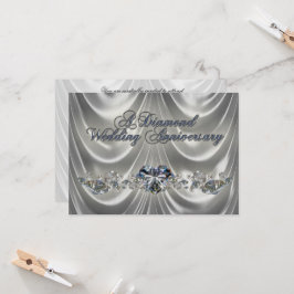 Convites Bodas de Diamante 60º Aniversário de Casamento