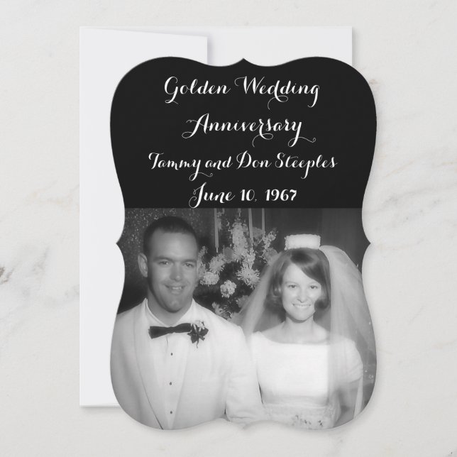 Convites Bodas de Ouro (Frente)