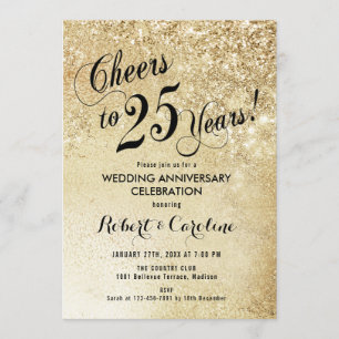 Convites Bodas de Ouro de 25 Anos