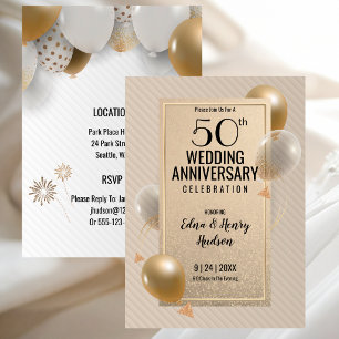 Convites Bodas de Ouro de 50 Anos de Casamento