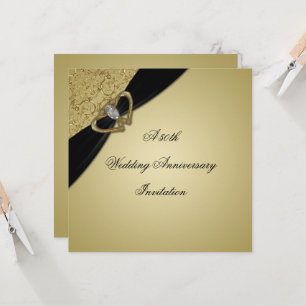 Convites Bodas de Ouro Preto 50º Aniversário de Casamento