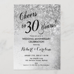 Convites Bodas de Prata de 30 Anos