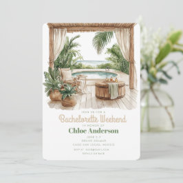 Convites Bohemian Bachelorette | Itinerário de 4 Dias