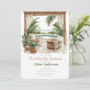 Convites Bohemian Bachelorette   Itinerário de 4 Dias