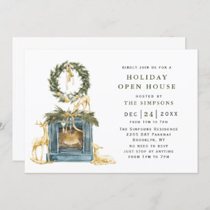 Convites Bohemian Christmas Composition Holiday Luncheon