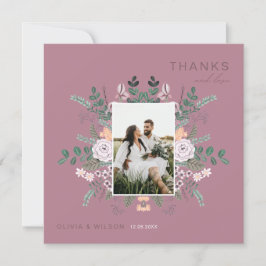 Convites Bohemian Eucalyptus greenery Chic Floral obrigado