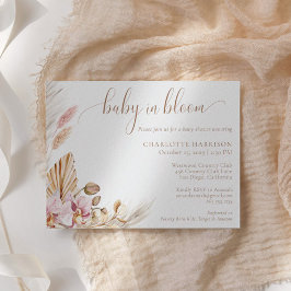 Convites Bohemian Floral Baby in Bloom | CHÁ DE FRALDAS