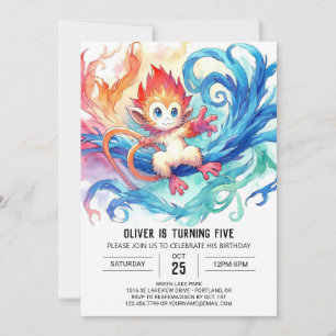 Convites Bohemian Monkey Birthday