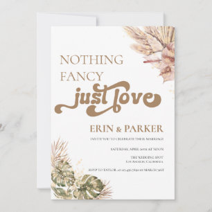 Convites Bohemian Retro   Foto simples Casamento