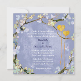 Convites Bohemian Style Powder Blue Weding