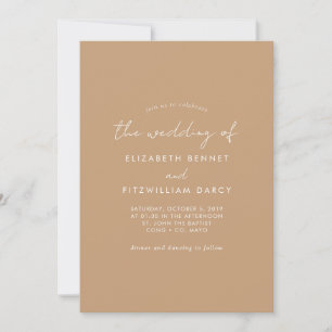Convites Boho Abstrato   Gentle Fawn Wedding