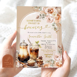 Convites Boho Algo Doce Está Fazendo Chá de fraldas