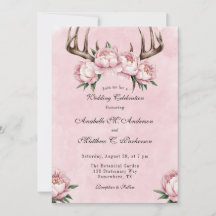 Boho Antler com Celebração de Casamento de Peões R