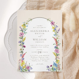 Convites Boho Arch Watercolor