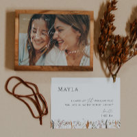Boho Autumn Foto Desbotada Matriz de Honra