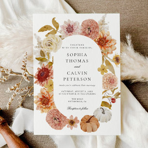Convites Boho Autumn Wedding