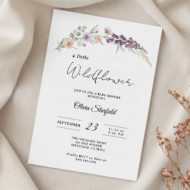 Convites boho baby shower invitation floral baby shower 