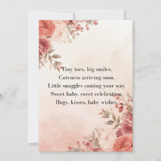 Convites Boho Baby Shower Invite Pastel Theme