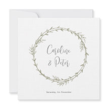 Boho Bamboo Folha Botânica Molha Elegante Verde