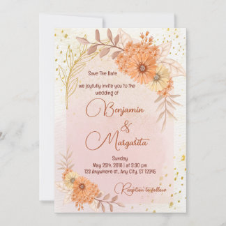 Convites Boho Baptism Invite, Casamento Pampas Grass Boho
