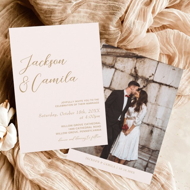 Convites Boho Beach Wedding (Criador carregado)