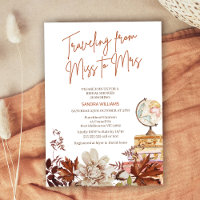 Boho Beige Cai Em Viagem Miss Chá de panela