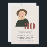 Convites Boho Blonde Mulher Minimalista Terracotta 30<br><div class="desc">Entre no mundo emocionante dos 30 com nosso convite exclusivo para aniversário de 30 anos! Projetado com uma abstrato moderna ilustração de uma mulher loira fazendo um chapéu elegante, este convite captura de forma exclusiva o espírito do marco. Perfeito para aqueles que buscam uma mistura contemporânea e clássica, nosso cartão...</div>