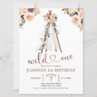 Boho Burn Orange Floral Teepee Girl Primeiro Anive
