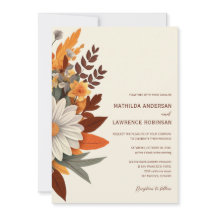 Boho Burnt Orange Terracotta Casamento Floral