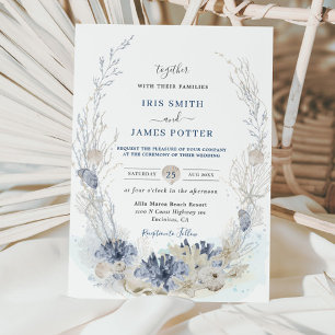 Convites Boho Chic Beach Destino Hampton Wedding