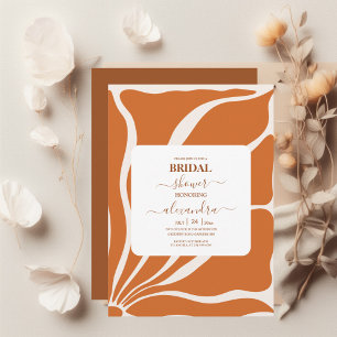 Convites Boho Chic Retro Floral Wedding