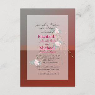 Convites Boho Chic Teepee / Janto de ensaio de casamento Ti